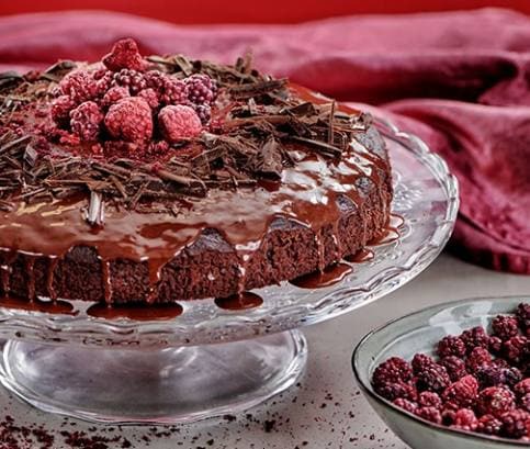 Csokoládétorta céklával