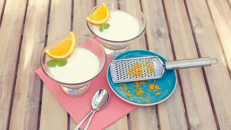 Kefírová Panna Cotta