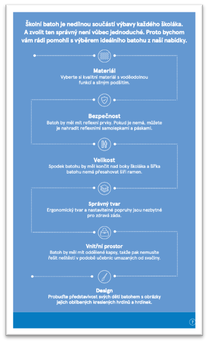 Školní batohy: Pro prvňáčky, 1. & 2. stupeň i teenagery