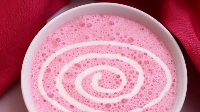 Málnakrémleves hidegen