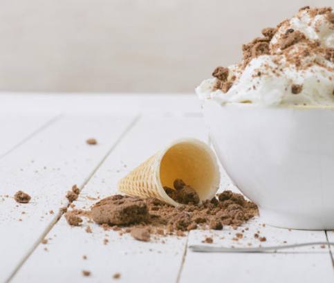 Domácí tvarohová zmrzlina pro nejmenší