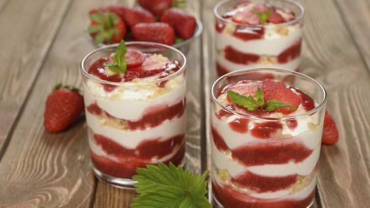 Jahodové tiramisu do skleničky