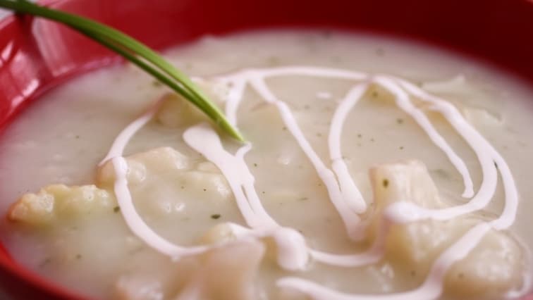 Karfiol főzelék petrezselyemmel