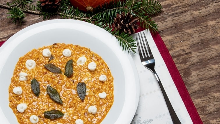 Tekvicové rizoto s mascarpone