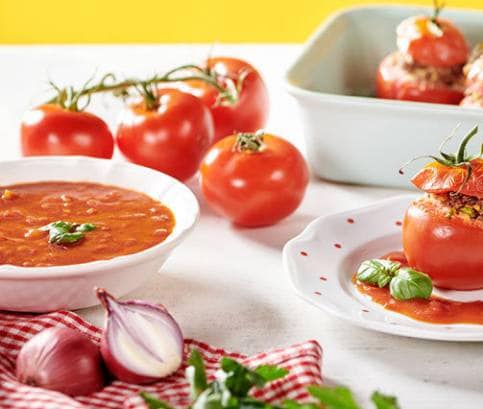 Paradajky plnené mletým mäsom