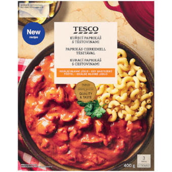 Tesco Kuřecí paprikáš s těstovinami*