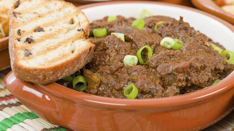 Játra v pikantní omáčce