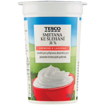Tesco Smetana ke šlehání 31%