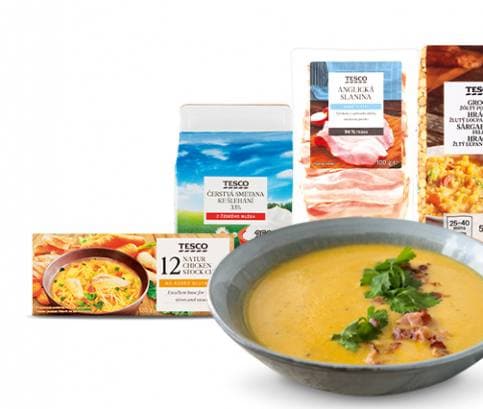 Sváteční hrachová polévka