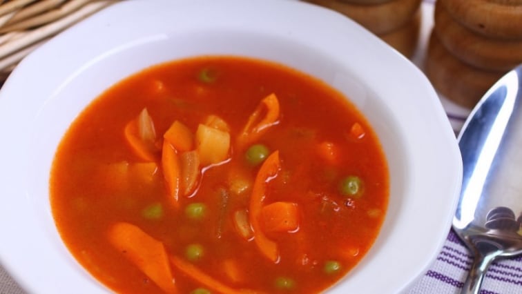 Borsóleves pirospaprikával