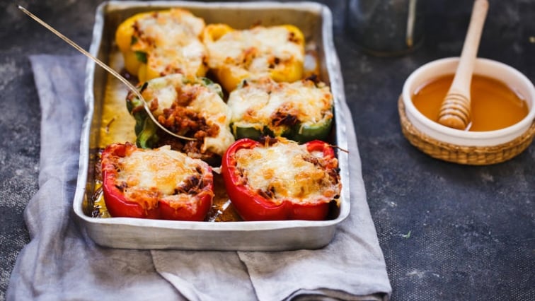 Plněné papriky po mexicku