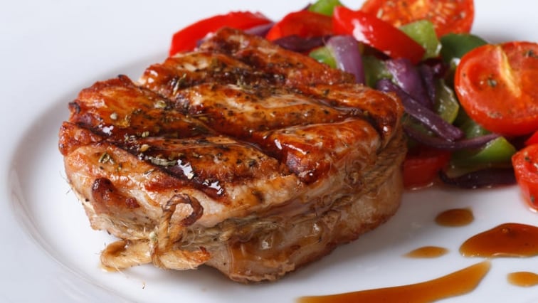 Grilovaná krkovička v BBQ marinádě