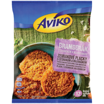 Aviko Bramborák s česnekem a majoránkou