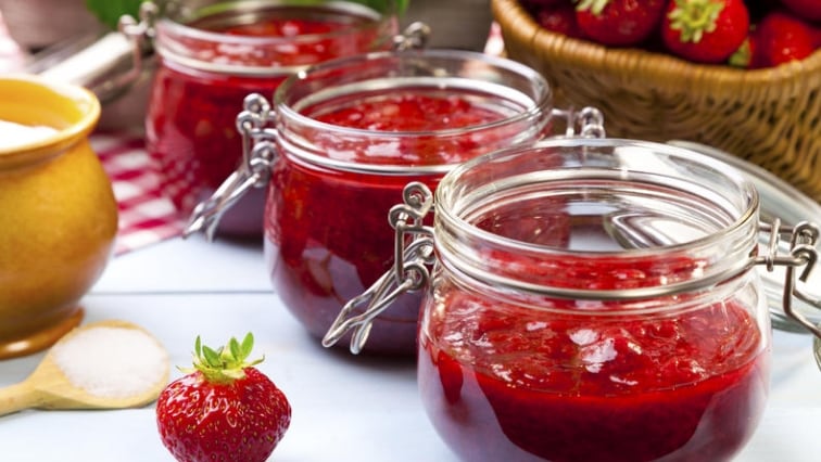 Jahodová marmeláda bez přidaného cukru