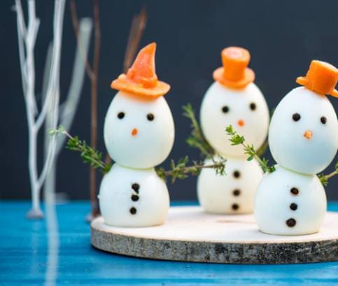 Vajíčkoví snehuliaci