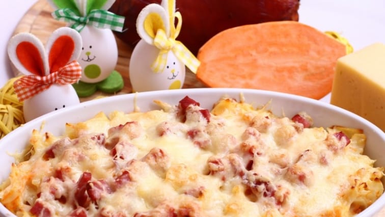 Sonkás rakott tészta