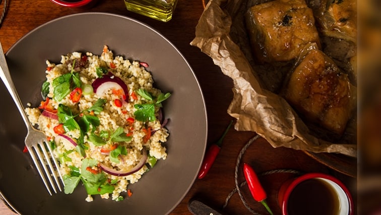 Losos v ryžovom papieri