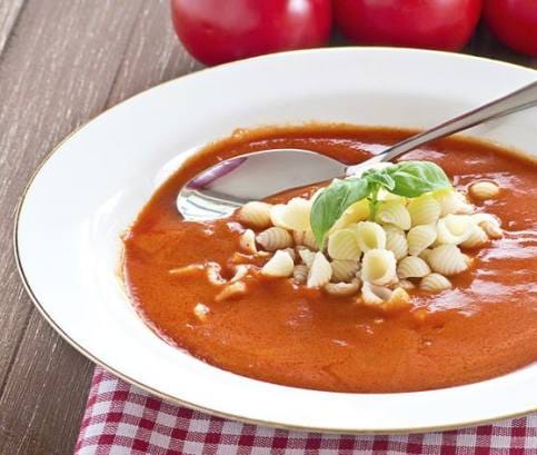 Rajská polévka pro děti s těstovinami