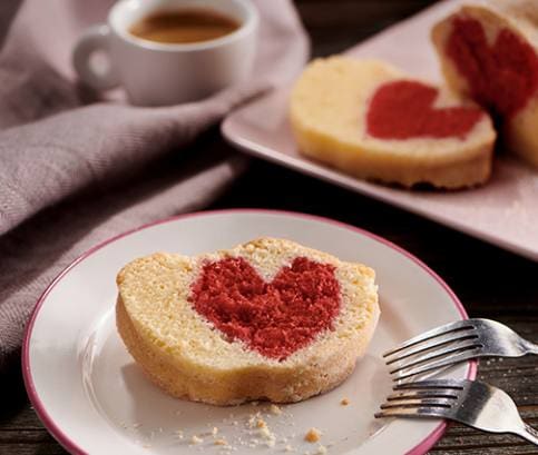 Sladký darček na Valentína: Koláč so srdiečkom