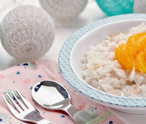 Ryžový puding pre najmenších