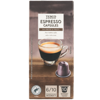 Tesco Espresso pražená mletá káva