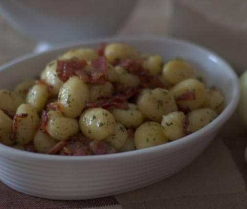 Szalonnás gnocchi