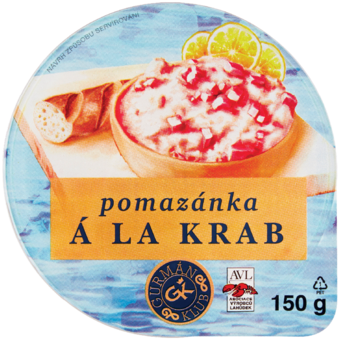 Gurmán Klub Pomazánka á la krab s jogurtem