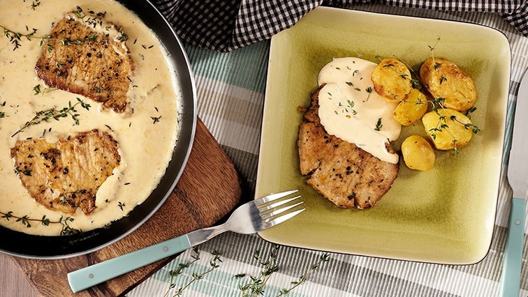 Bravčové v bylinkovej omáčke s vínom