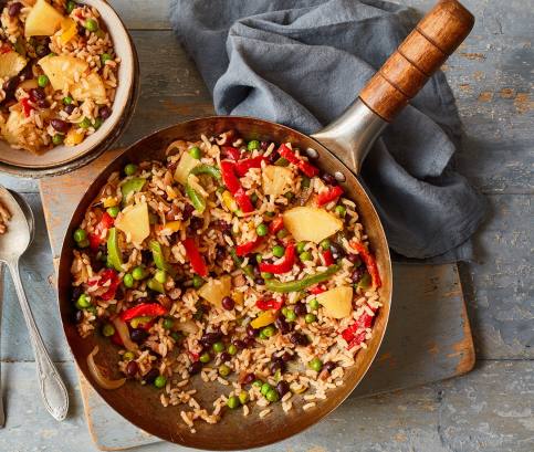 Jamaikai ananászos rizs