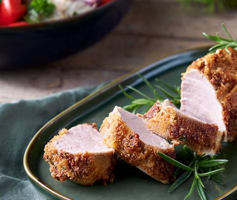 Bravčová sviečkovica s parmezánom, artičokami a paprikou