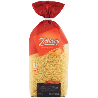 Zátkovy Vaječné Válcované polévkové nudle