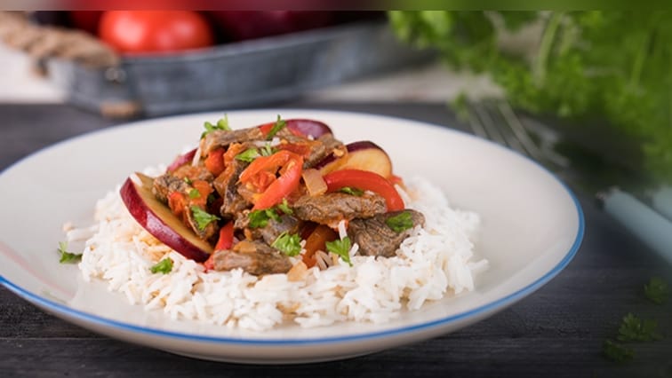 Hovädzie soté s jablkami