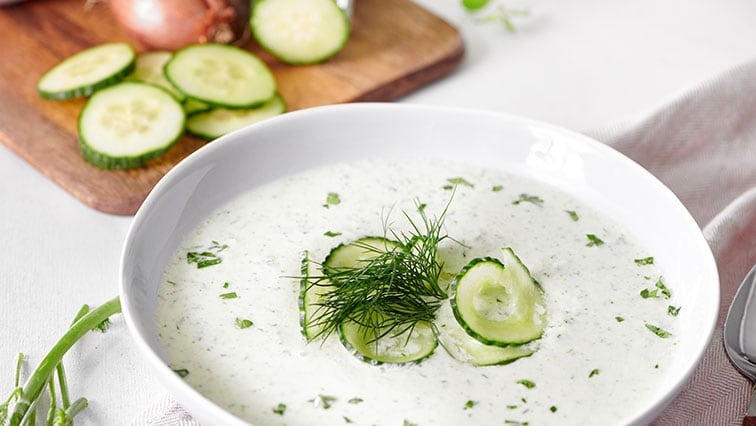 Studená uhorková polievka