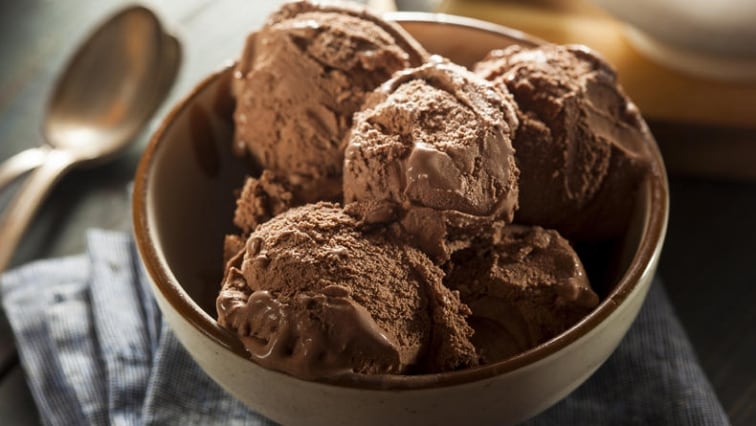 Domácí čokoládová zmrzlina