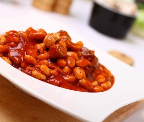 Csülökpörkölt csípősen, babbal