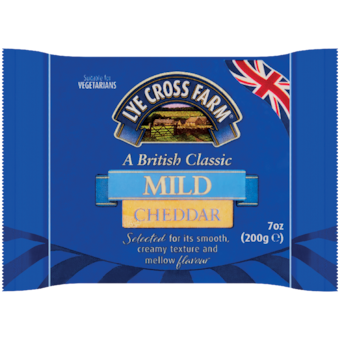 Lye Cross Farm English mild cheddar přírodní tvrdý sýr