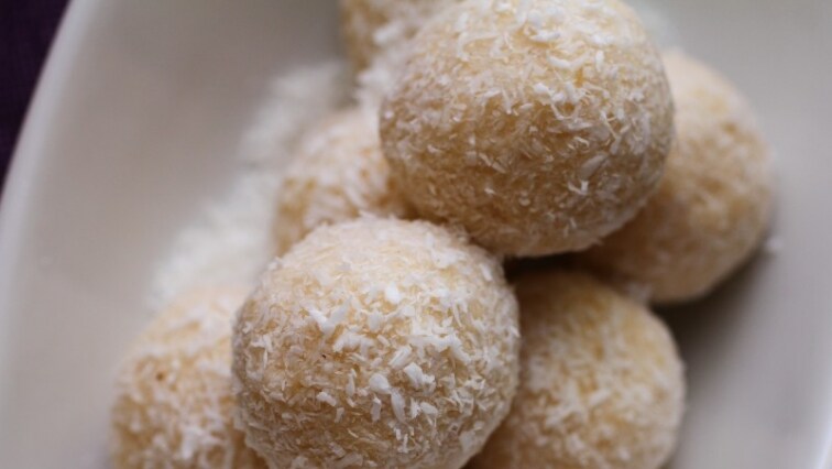 Kókuszos-kekszes túrógolyó