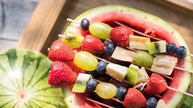 Melónový gril-dezert na BBQ