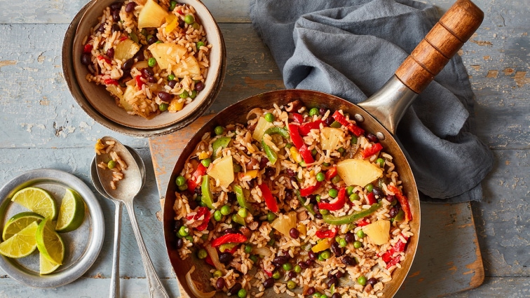 Jamaikai ananászos rizs