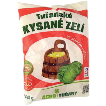Agro Tuřanské kysané zelí ve slaném nálevu