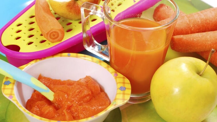 Jablečná přesnídávka s mrkví