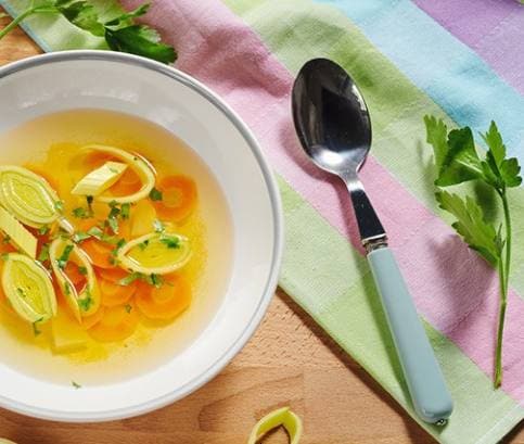 Zöldséges póréhagymaleves