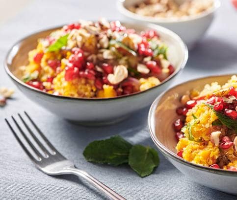 Quinoa salát s pečenou dýní