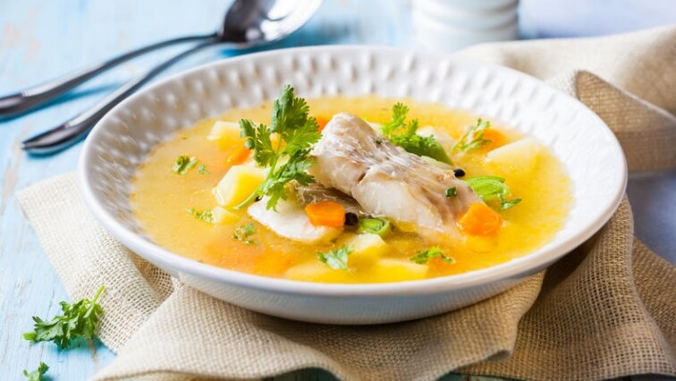 Jednoduchá rybí polévka