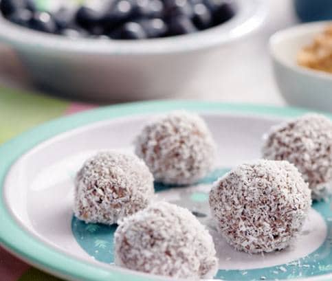 Borůvkové snídaňové kuličky