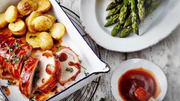 Chilli-bacon roláda z bravčovej panenky