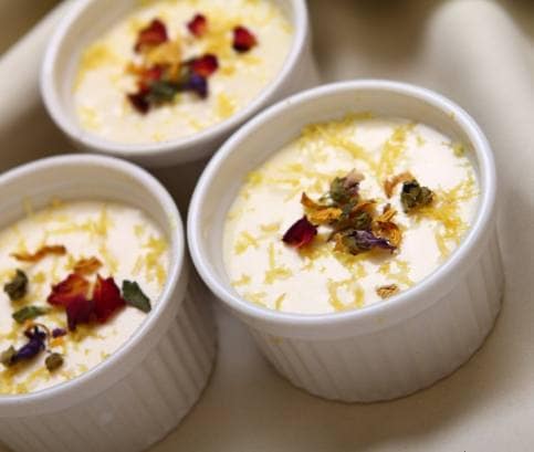 Citromos joghurt áfonyával