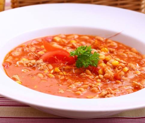 Chilis bab fehér babbal