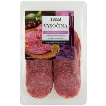 Tesco Vysočina krájená