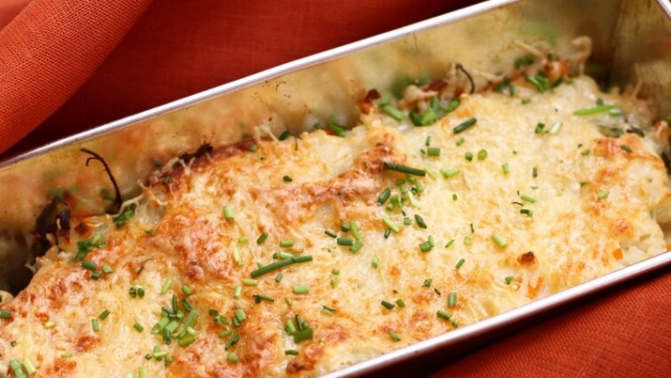 Rakott hús gombával